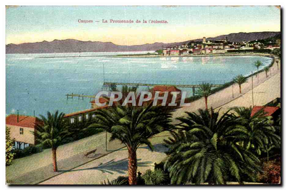 Cannes CPA Promenade de la croisette 