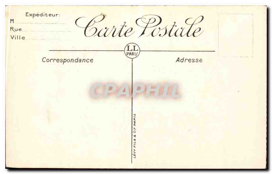CPA Vichy le golf club — Rückseite