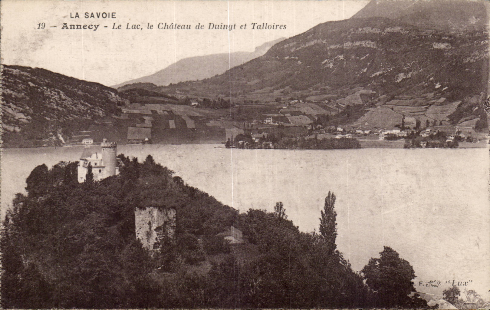 Annecy - Le Lac, le Château de Duingt et Talloires — F. Lux