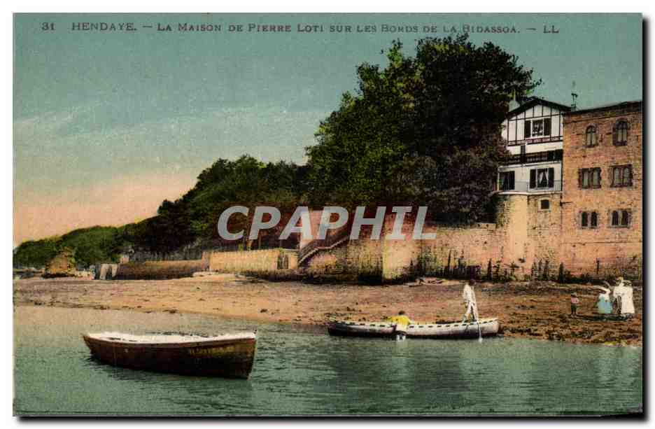 Hendaye — La Maison de Pierre Loti sur les bords de la Bidassoa — LL