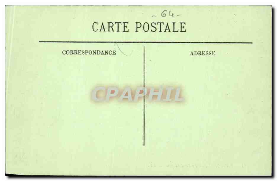 Bayonne CPA Le pont mayou — Rückseite