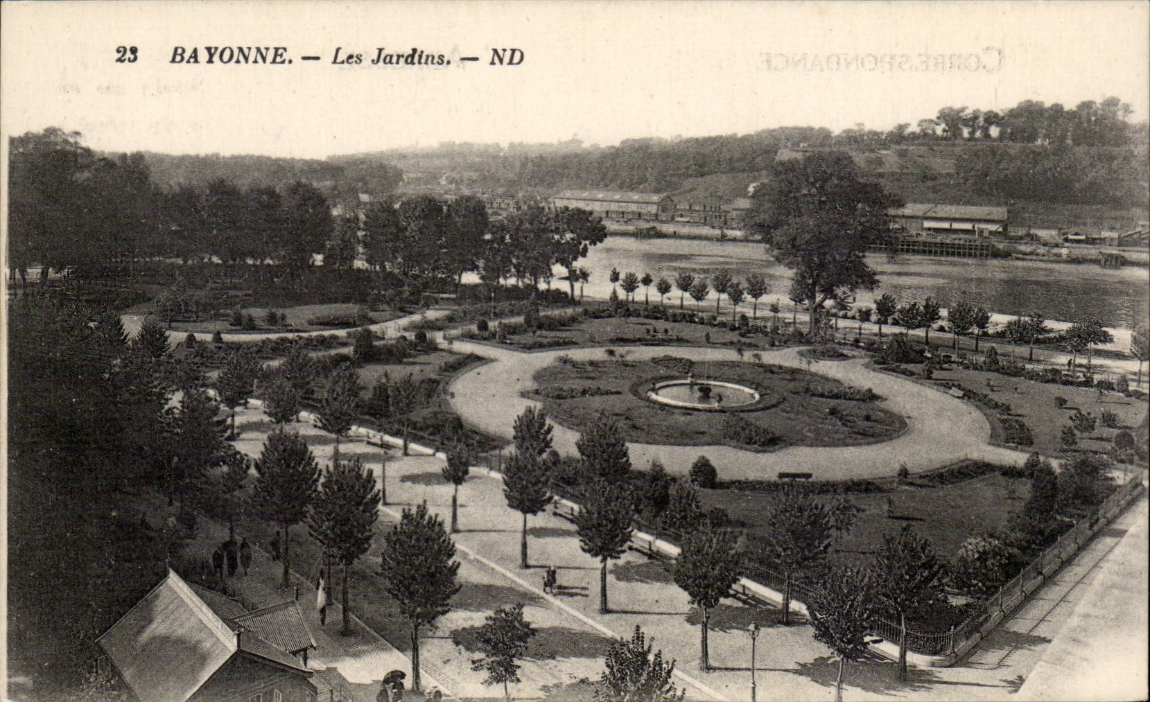 Bayonne CPA Les jardins