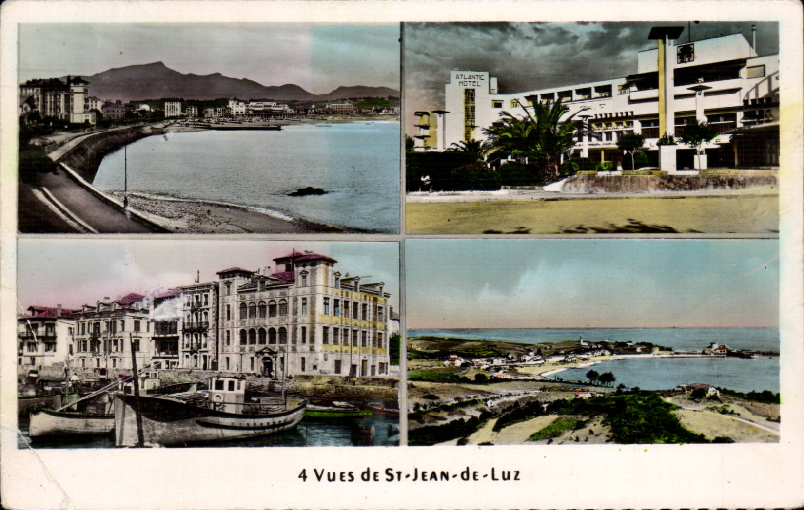 4 Views of St-Jean-de-Luz — The Atlantic Hotel and coastal landscapes