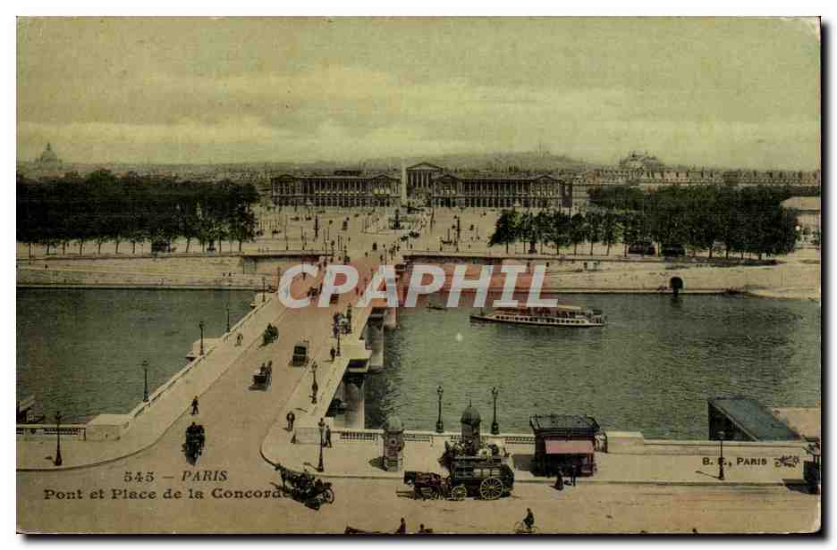 CPA Paris Place de la Concorde