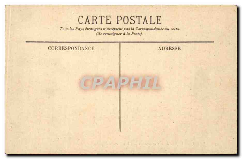CPA Paris Pont de la Concorde et la chambre des deputes — Rückseite
