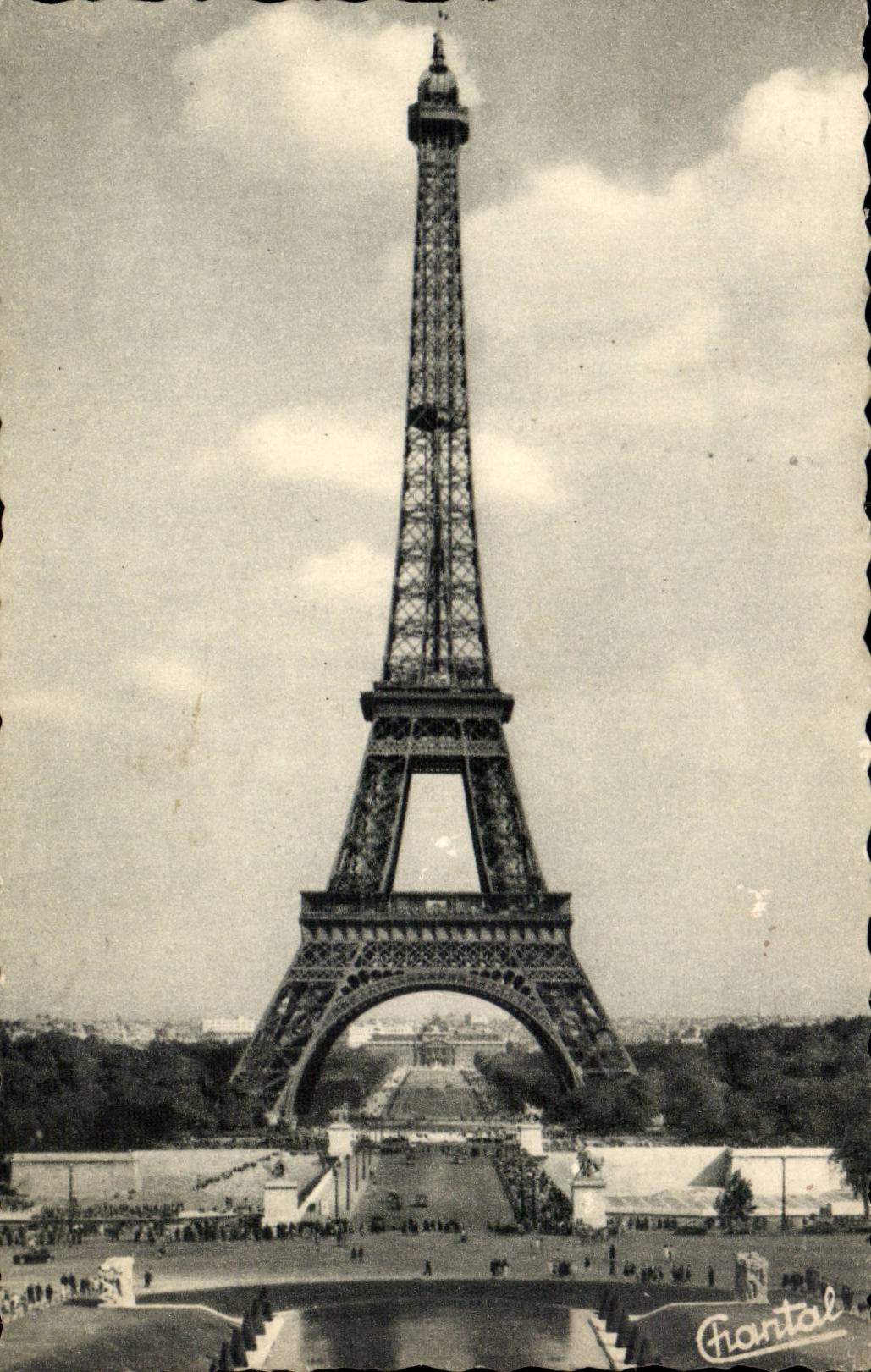 CPA Paris Tour Eiffel Tower