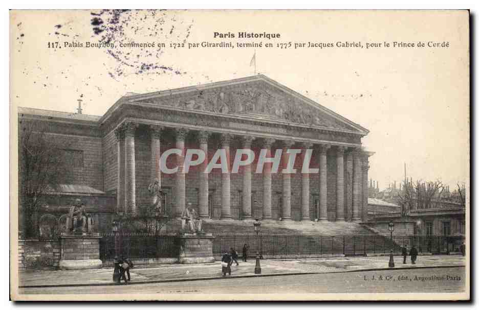 CPA Paris Palais Bourbon Chambre des Deputes 