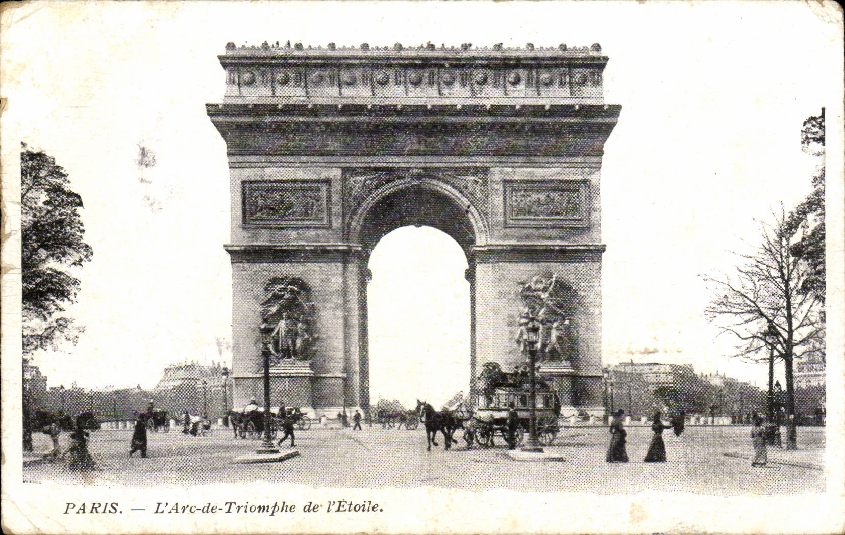 CPA Paris Arc de Triomphe de l'etoile