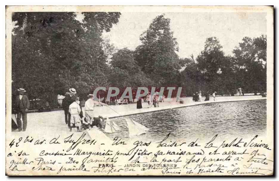 CPA Paris Jardin des Tuileries Enfants