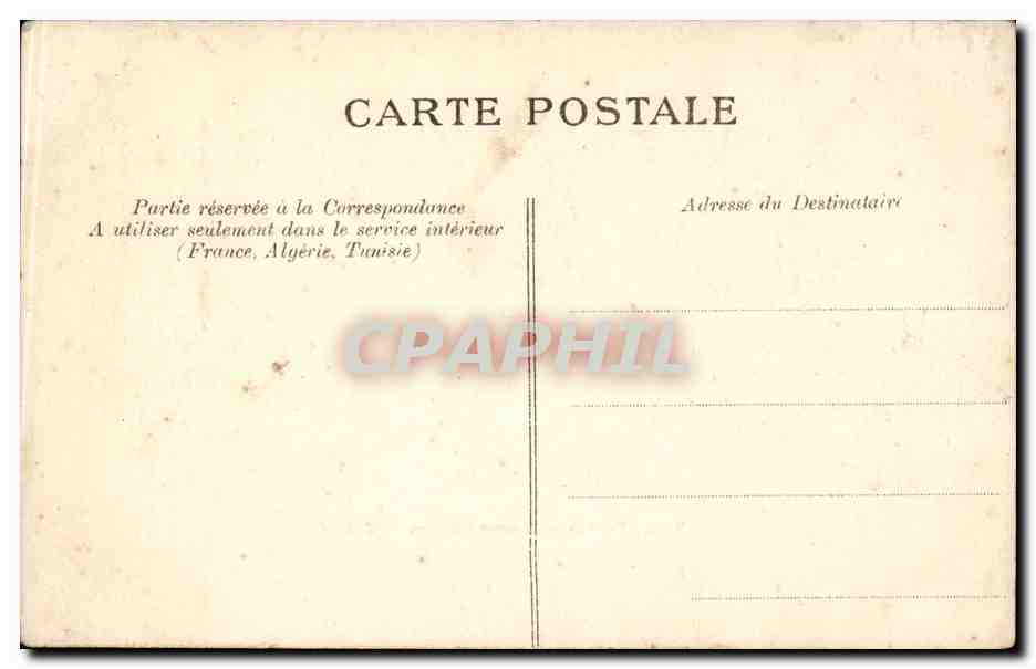 CPA Paris Musee Galliera — Rückseite