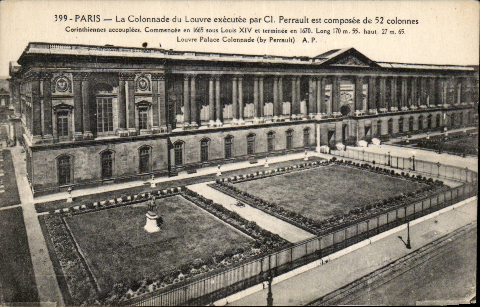 CPA Paris Colonnade du Louvre 