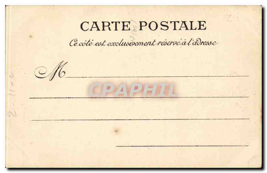 CPA Paris Colonnade du Louvre — Rückseite