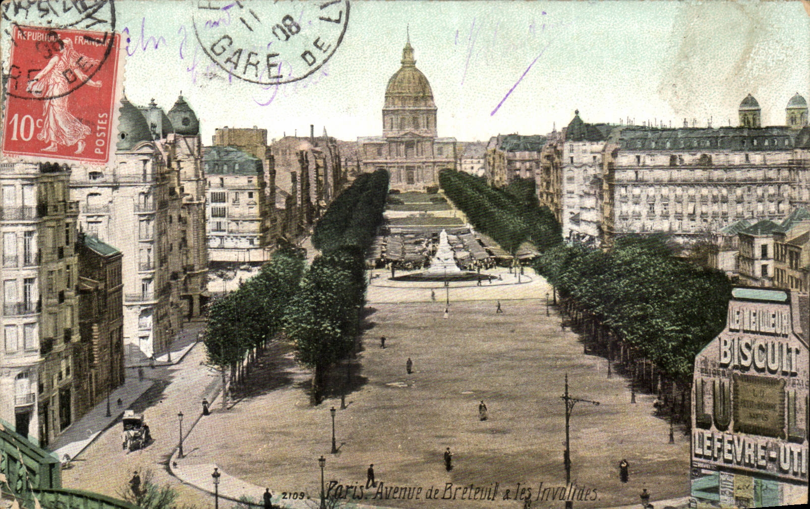 CPA Paris Avenue de Breteuil et les Invalides