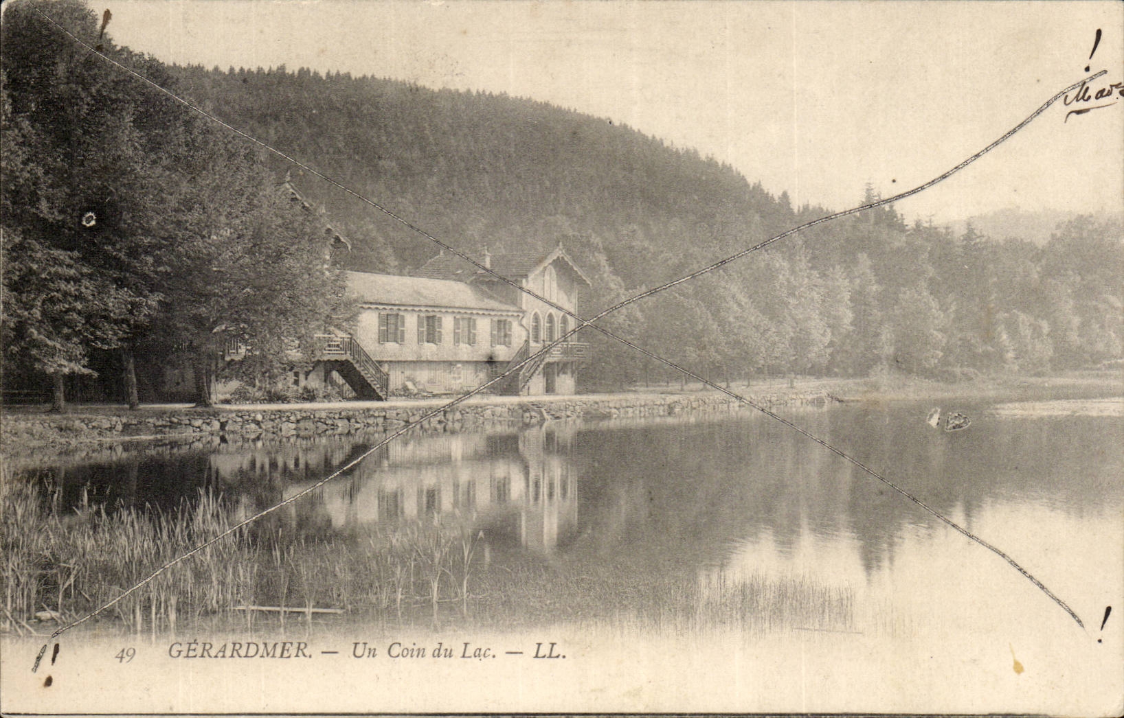 CPA Gerardmer Un coin du lac
