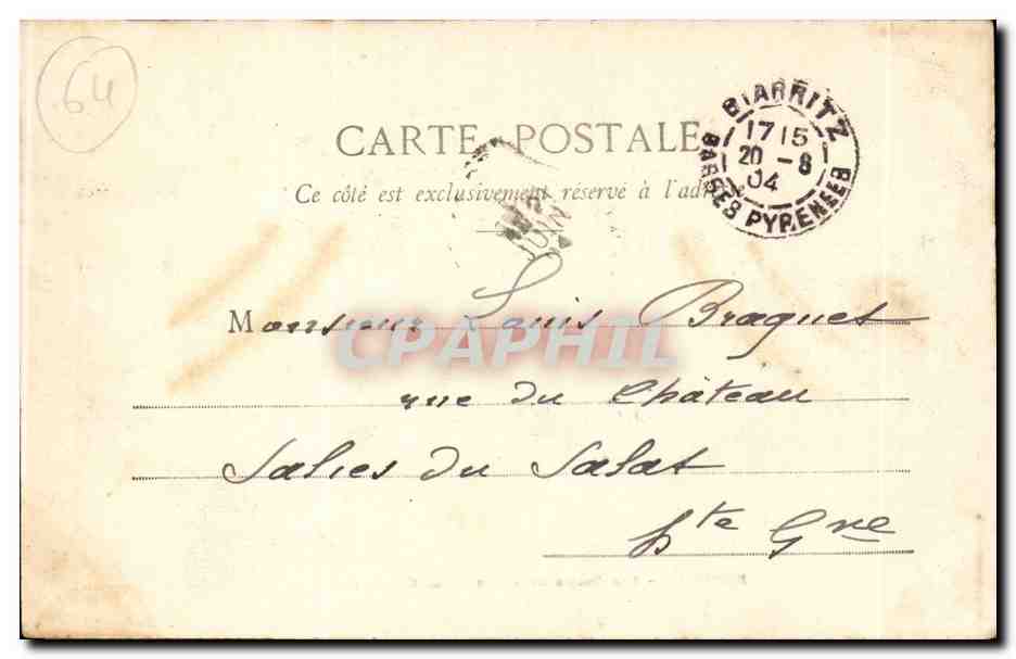 Bayonne - Les glacis et tours de la cathédrale — éditeur inconnu, n° de série non visible — Rückseite
