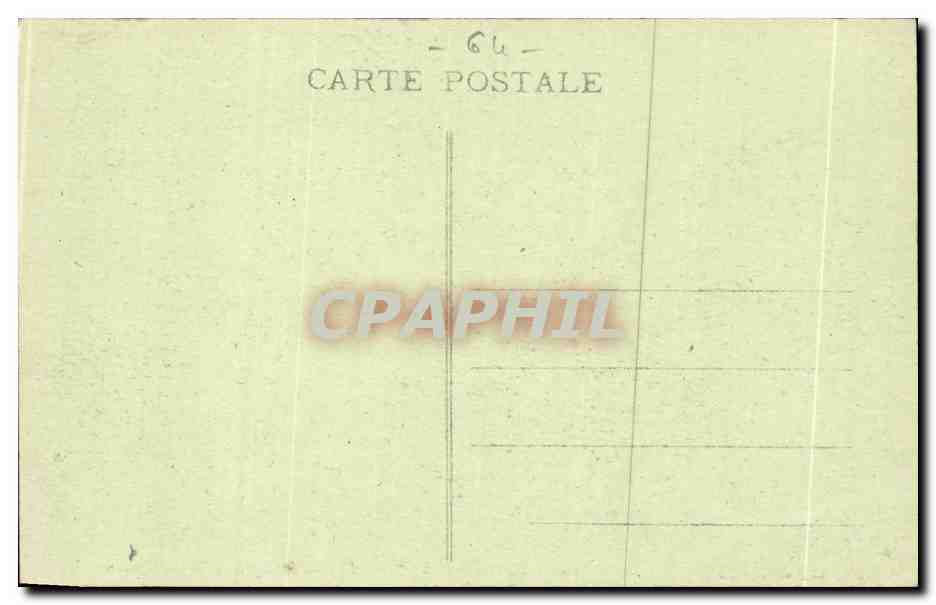 CPA bayonne Le pont St Esprit et Rives de l'Adour — Rückseite