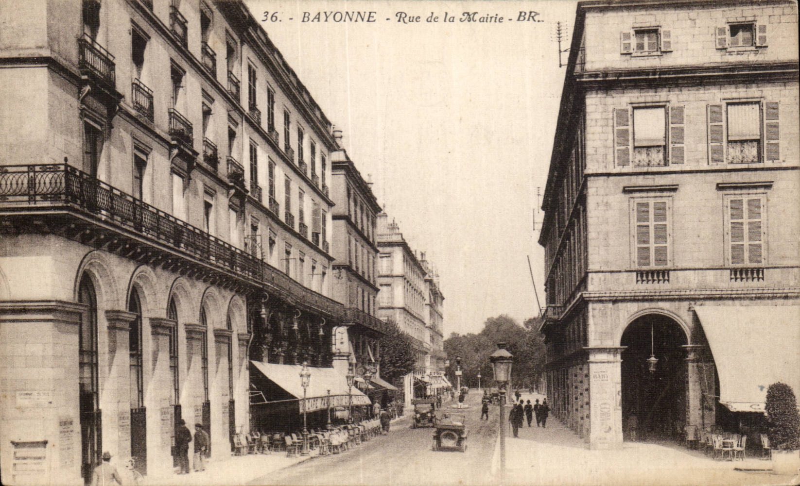 CPA Bayonne Rue de la mairie