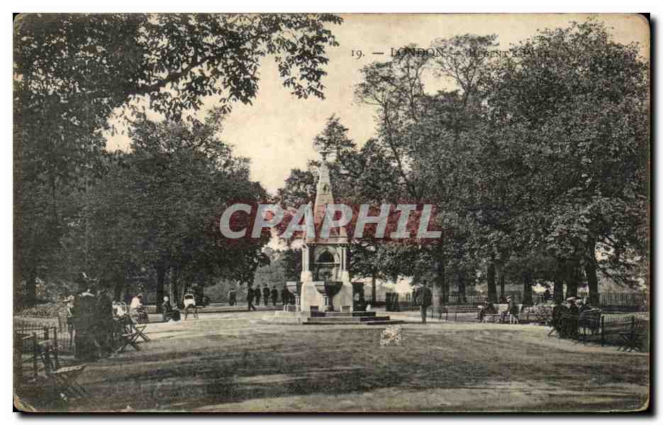 CPA Great Britain London Londres Regent Park
