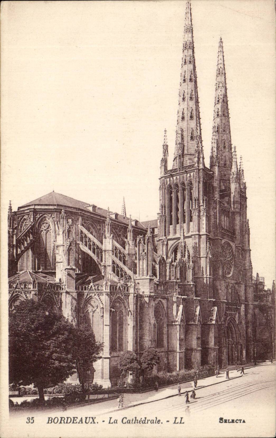CPA Bordeaux La cathedrale