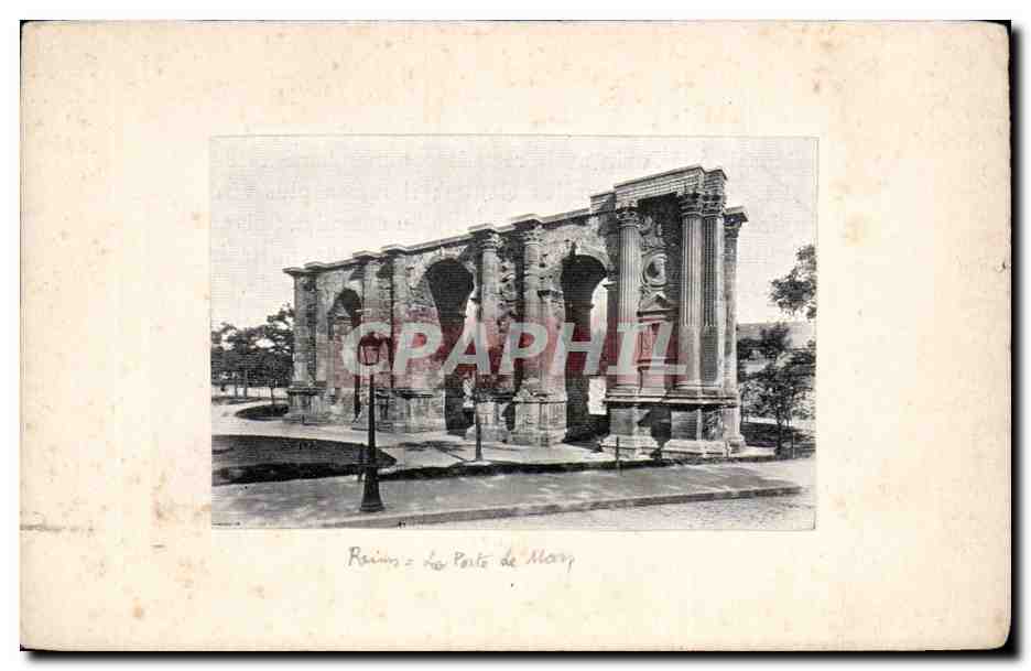 CPA Reims La porte de Mary