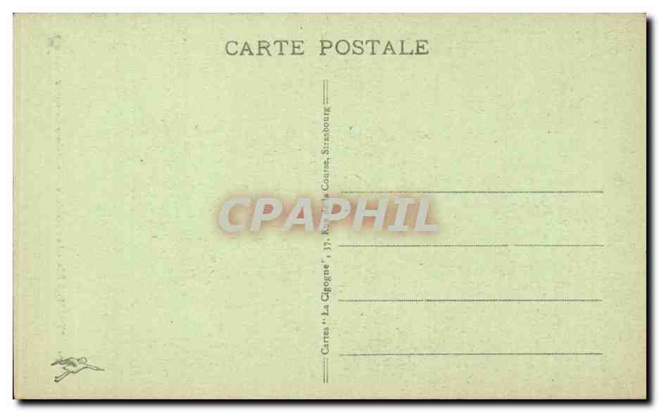 CPA Strasbourg La cathedrale La Madone de grand portail — Verso