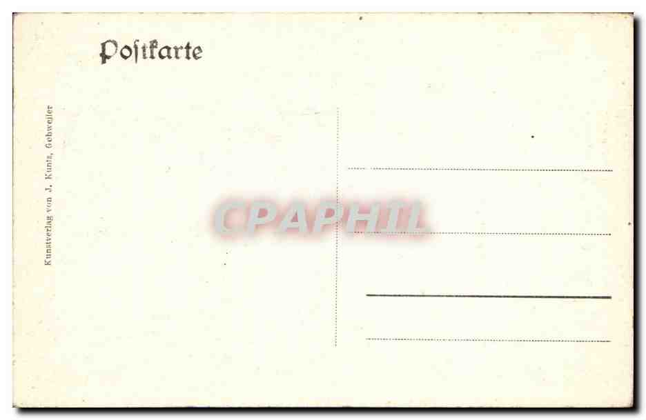 CPA Madame Sans Gene  — Verso