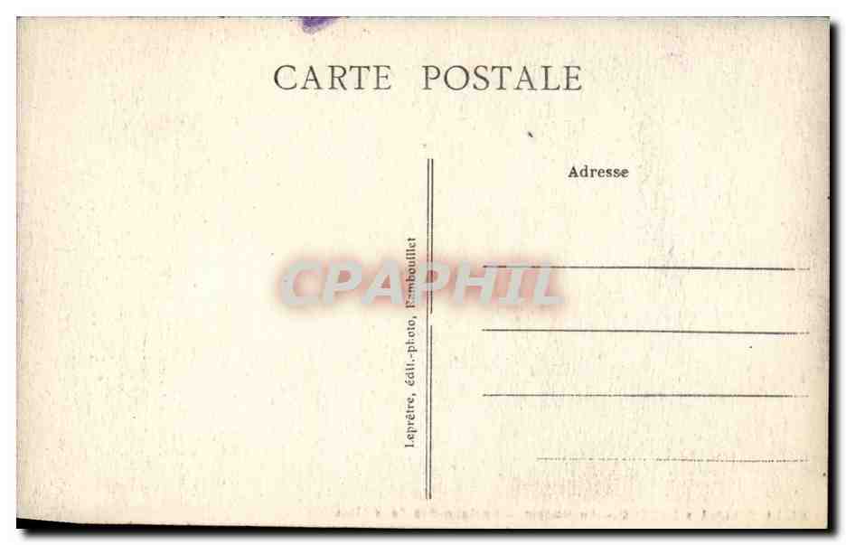 LA CELLE-les-BORDES — Le Manoir — La Salle des deux têtes — Reverso