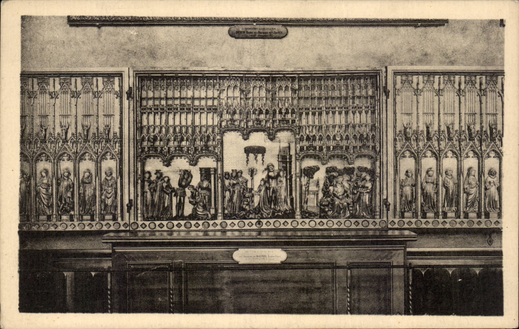 Retable d'Autel — Musée de Dijon — Baerze (Jacques de)
