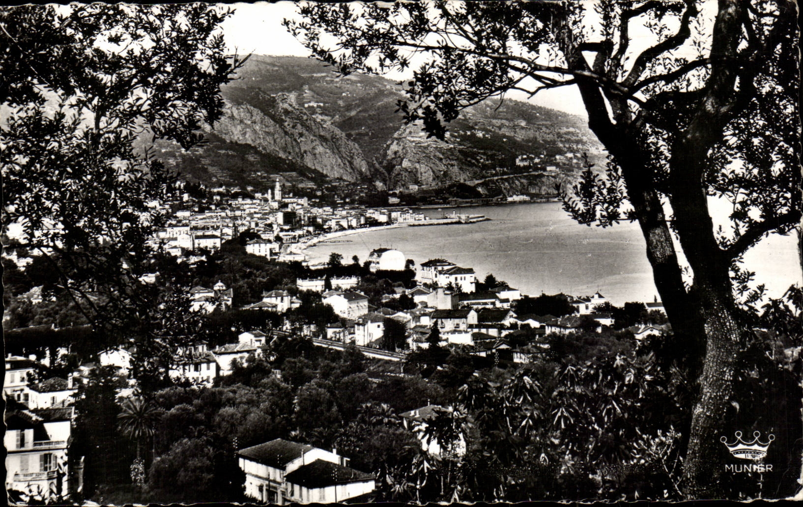 CPA Menton Vue generale prise du cap Martin