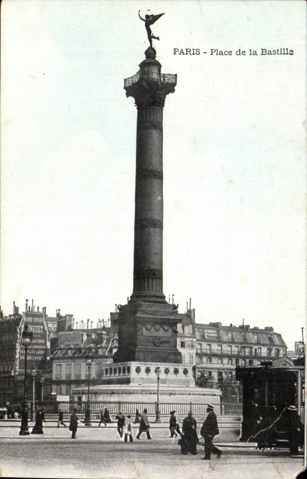 Paris CPA Place de la Bastille