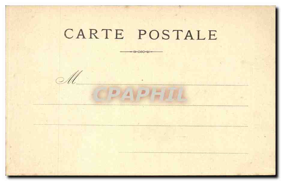 Paris CPA Eglise Sainte Eustache — Rückseite
