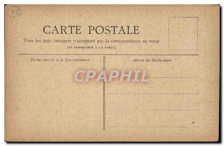 Paris CPA Saint Germain de l'auxerrois — Rückseite