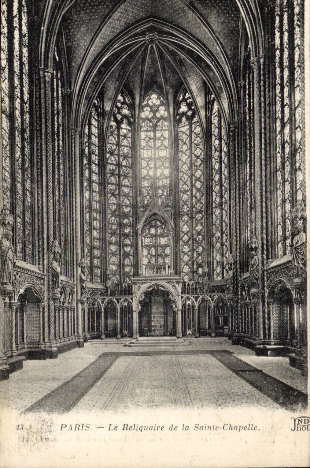 Paris CPA Reliquaire de la Sainte Chapelle