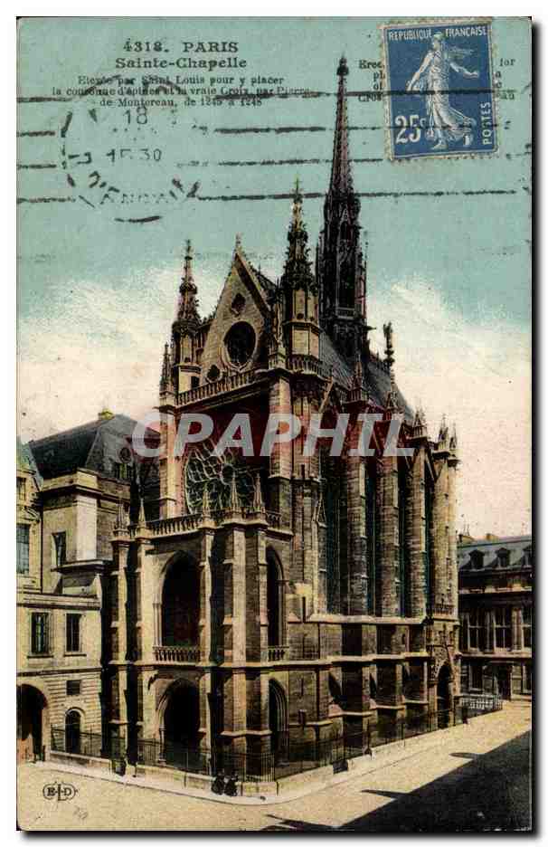 Paris CPA Saint Chapelle 
