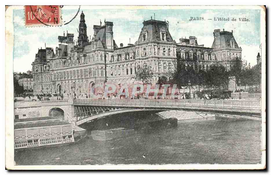 Paris CPA Hotel de ville