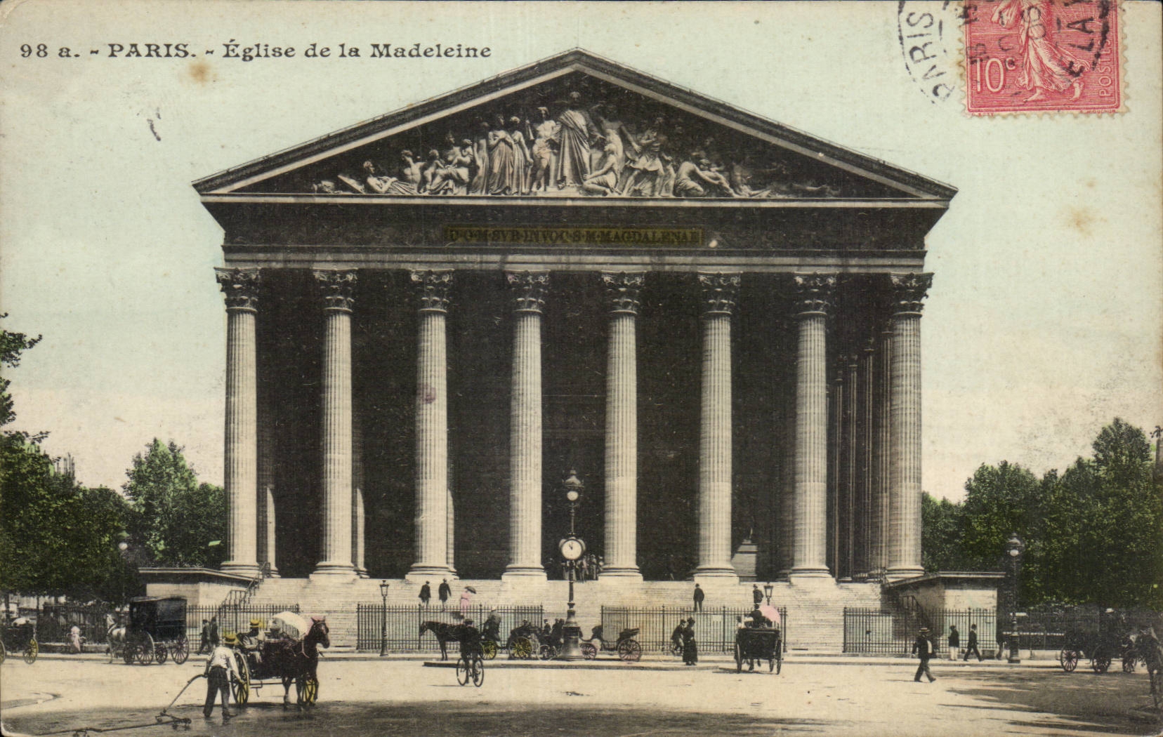 Paris CPA Eglise de la madeleine 