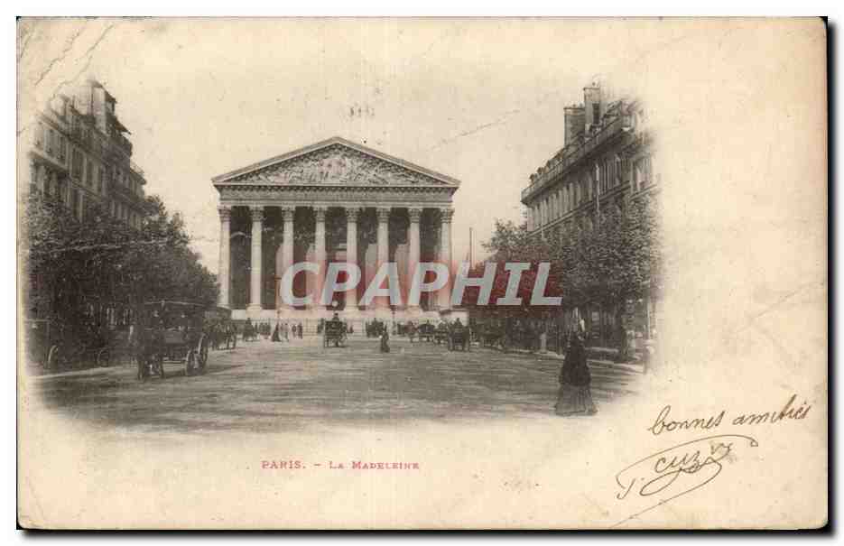 Paris CPA Eglise de la madeleine 
