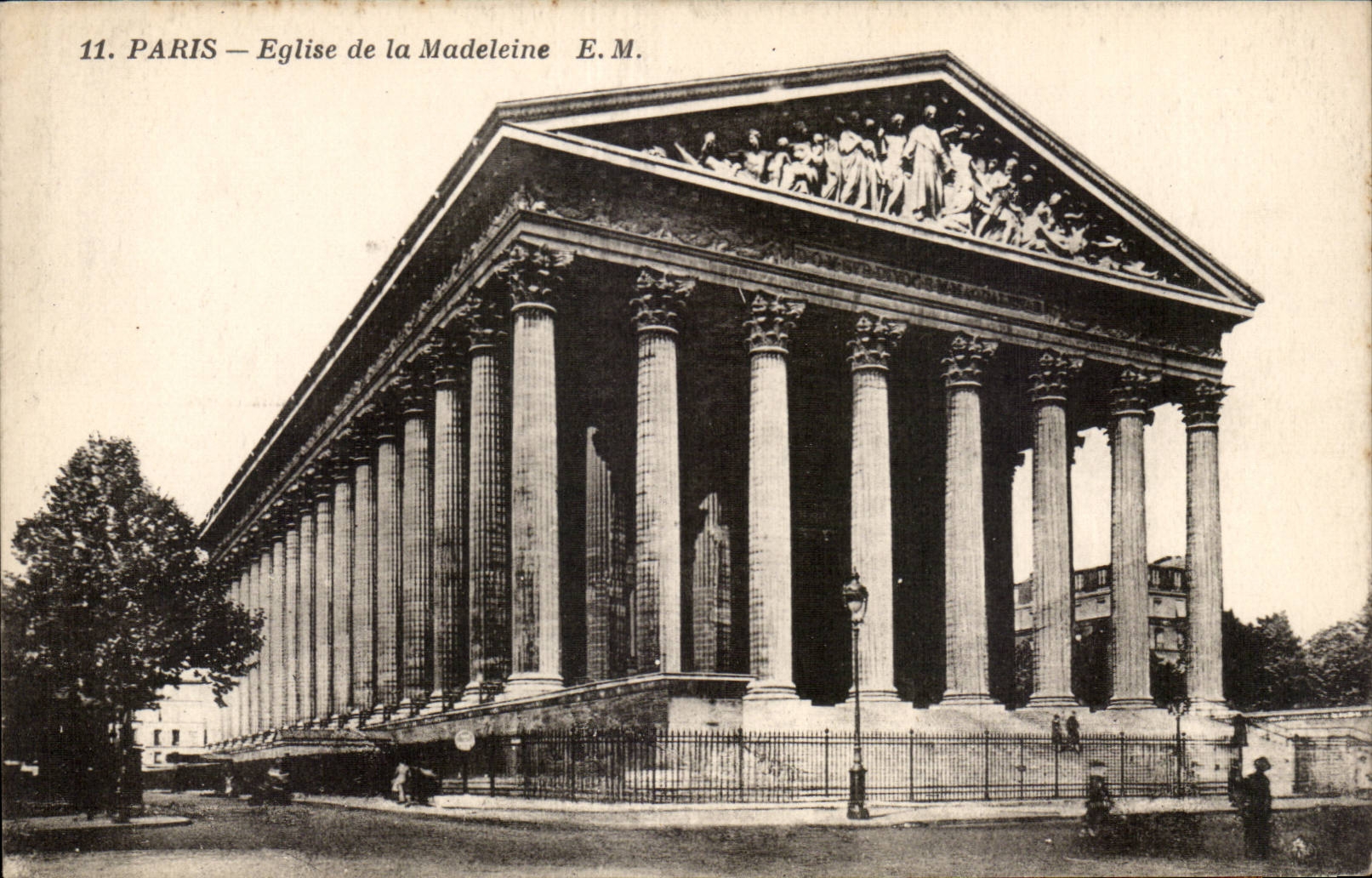 Paris CPA Eglise de la madeleine 