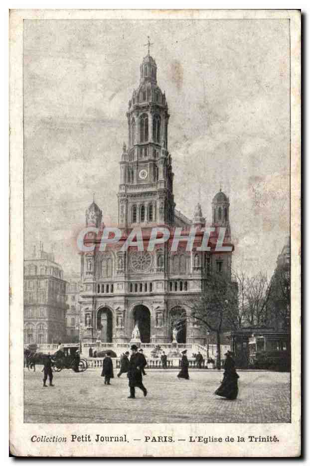 Paris CPA Eglise de la TRinite