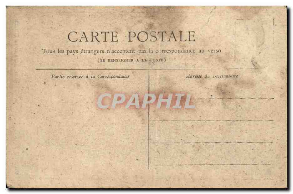 Paris CPA Eglise de la TRinite — Rückseite