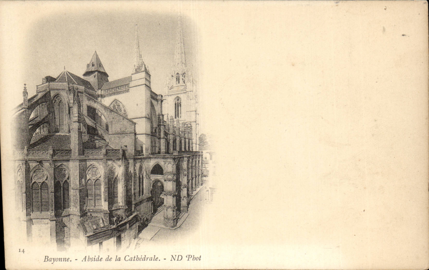 Bayonne - Abside de la Cathédrale — ND Phot, n°14