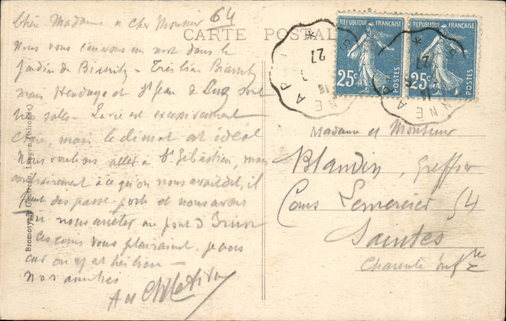 La Côte basque - De SAINT-JEAN-de LUZ à La Rbune - La Route d'Ascain à Saint-Ignace — Reverso