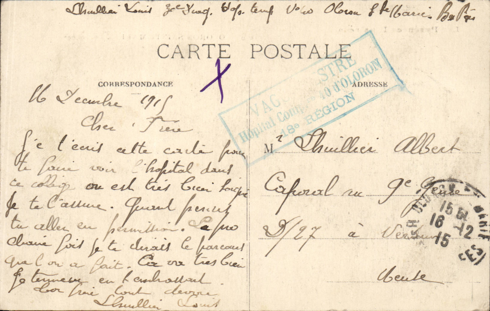 Oloron-Sainte-Marie — Le Collège — Les Pyrénées Illustrées n°659 — Rückseite