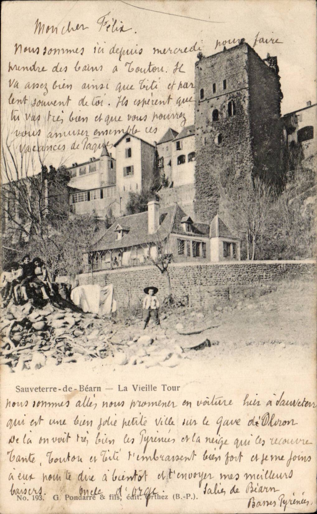 CPA Sauveterre de Bearn La vieille tour