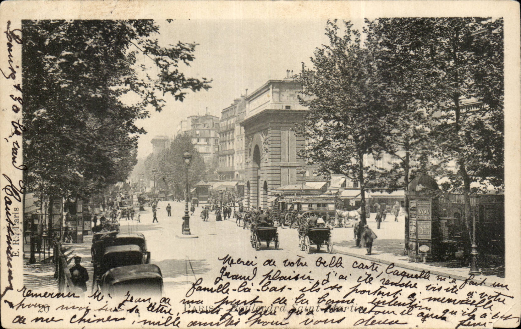 Paris CPA Boulevard Saint Martin