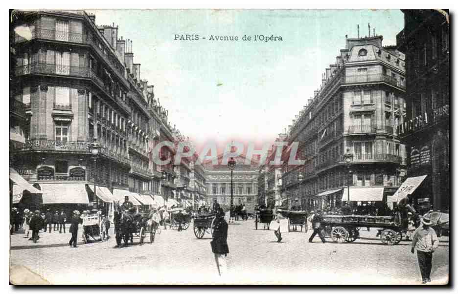 Paris CPA Avenue de l'opera
