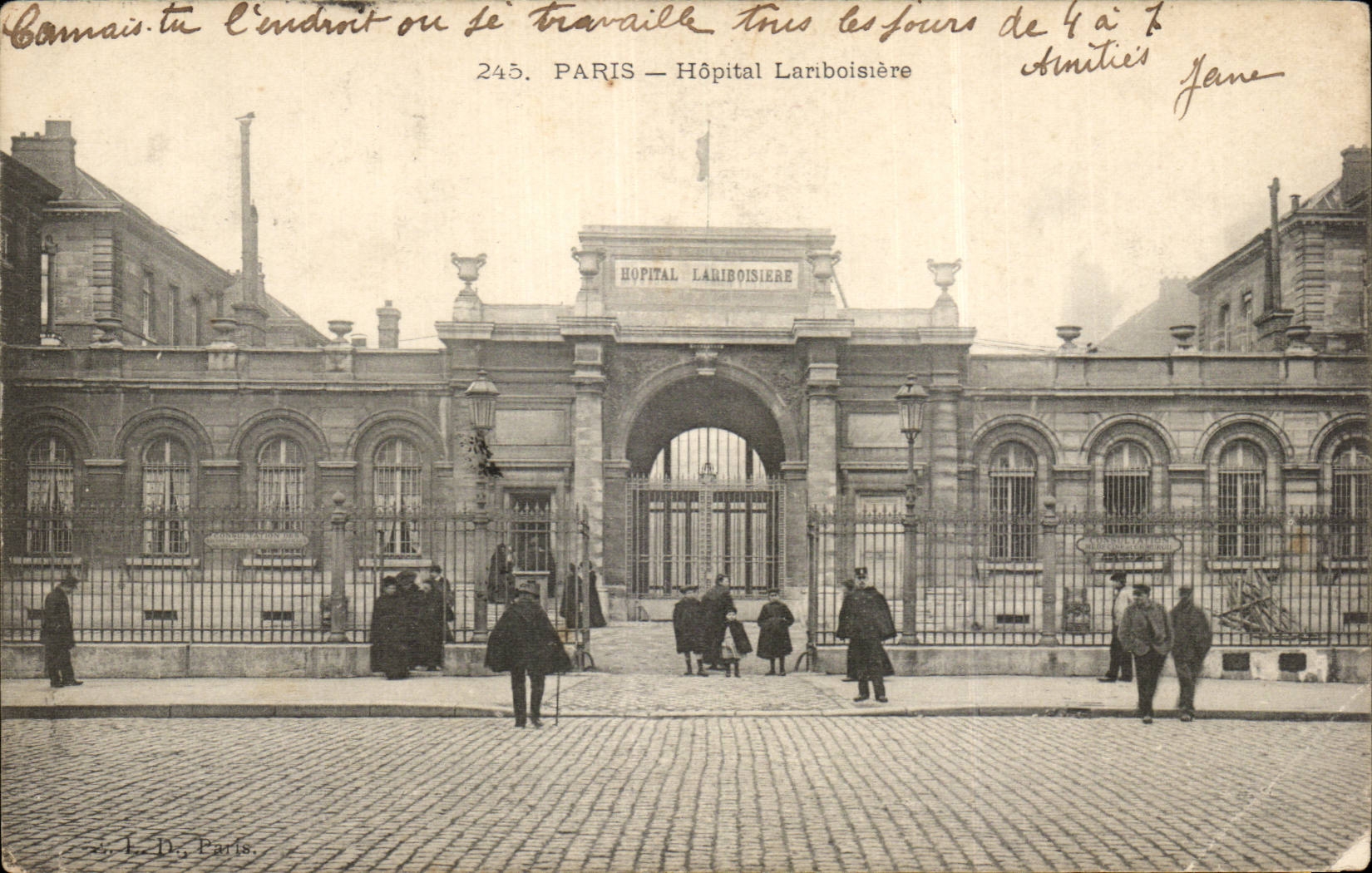 Paris CPA Hopital Laribosiere