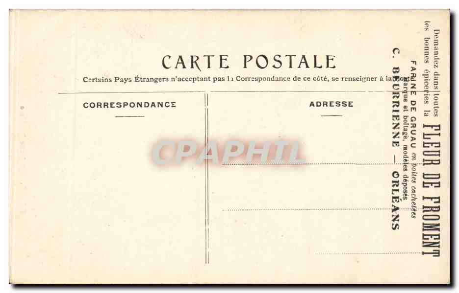 Paris CPA Colonne Vendome — Rückseite