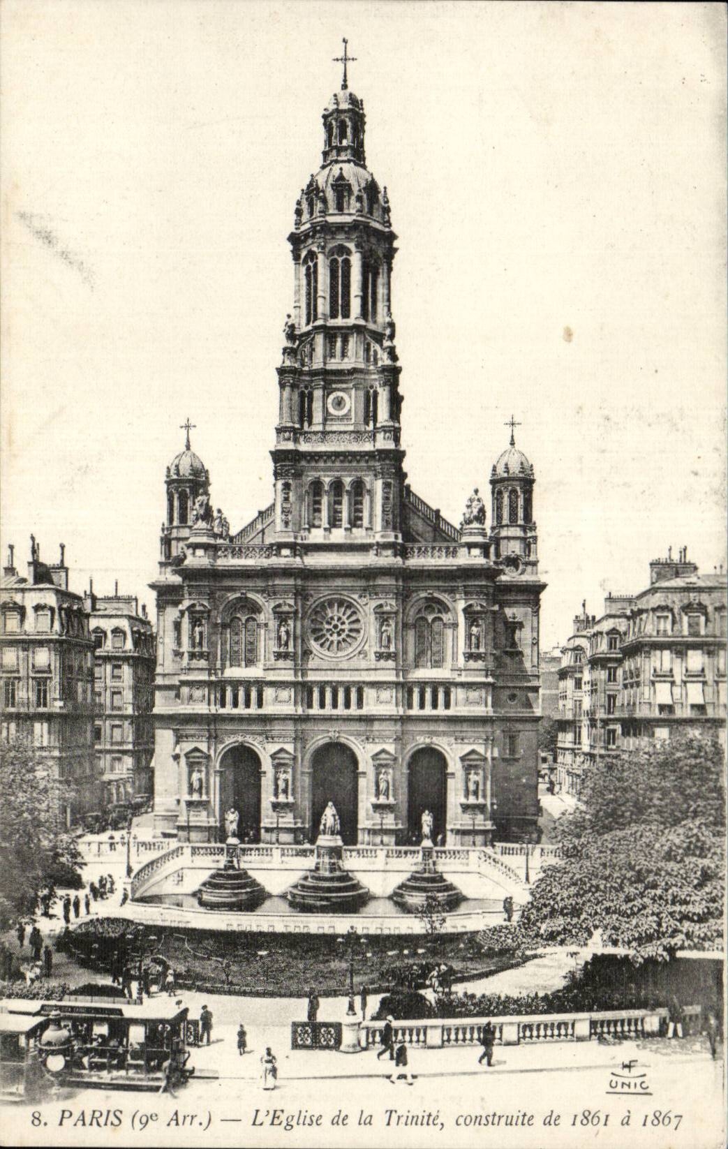 Paris CPA Eglise de la Trinite