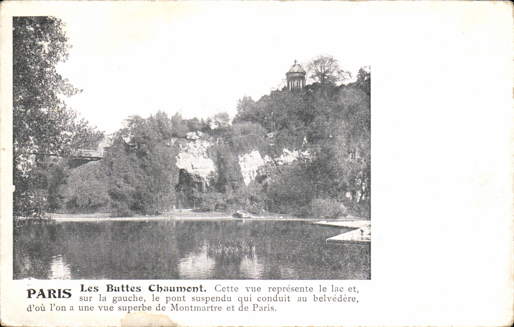 Paris CPA Parc des Buttes Chaumont 
